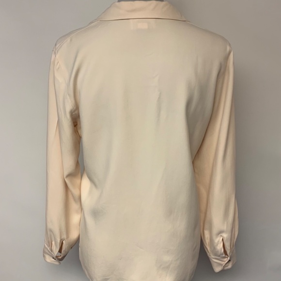 Talbots Silk Blouse Office Professional Career Mature Sophisticated Womens SZ 6 - Picture 3 of 9